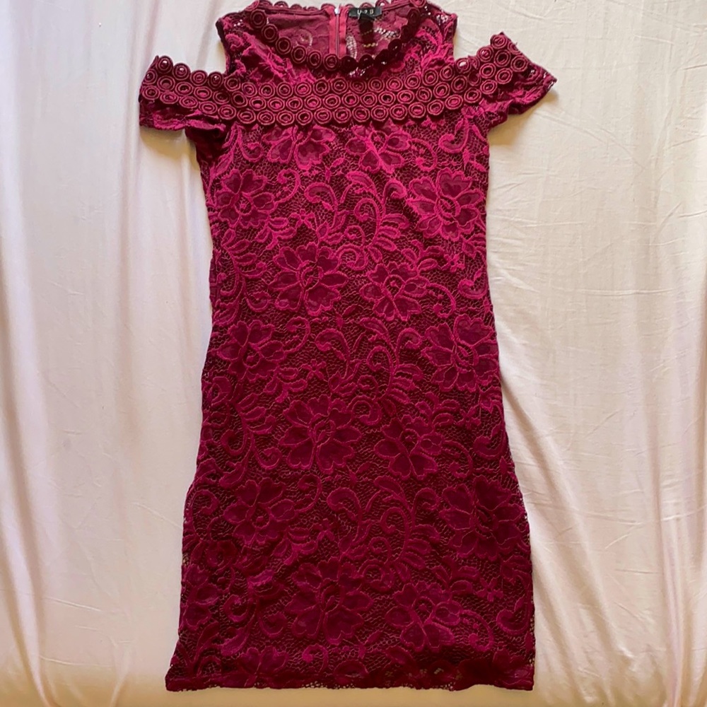 Maroon Dress